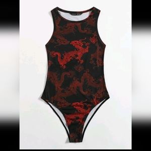 Chinese Dragon Tank Bodysuit